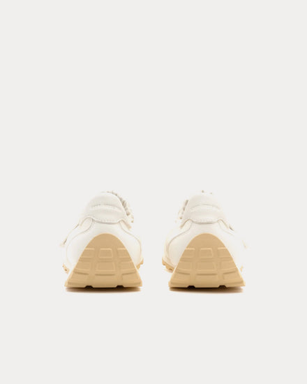 Foot Industry Tabi Mary Jane Antique White Slip Ons - 4
