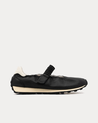 Foot Industry Tabi Mary Jane Black Slip Ons
