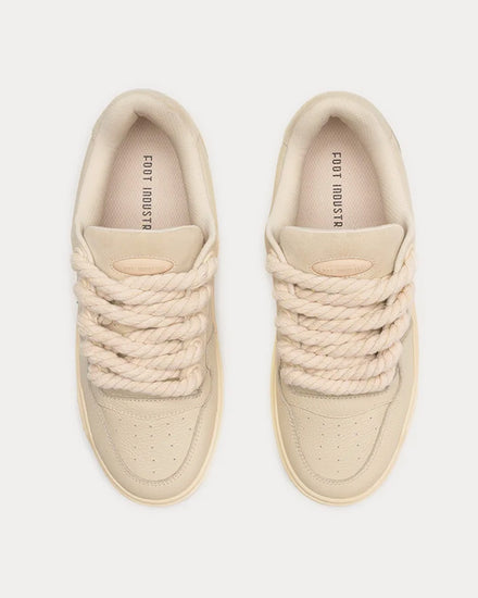 Foot Industry Rope Skate Beige Low Top Sneakers - 2
