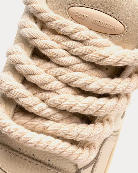 Foot Industry Rope Skate Beige Low Top Sneakers - 5