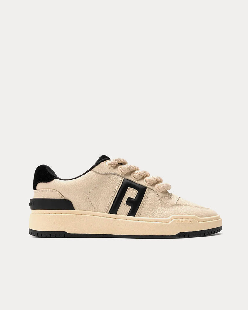 Foot Industry Rope Skate Beige / Black Low Top Sneakers - 1