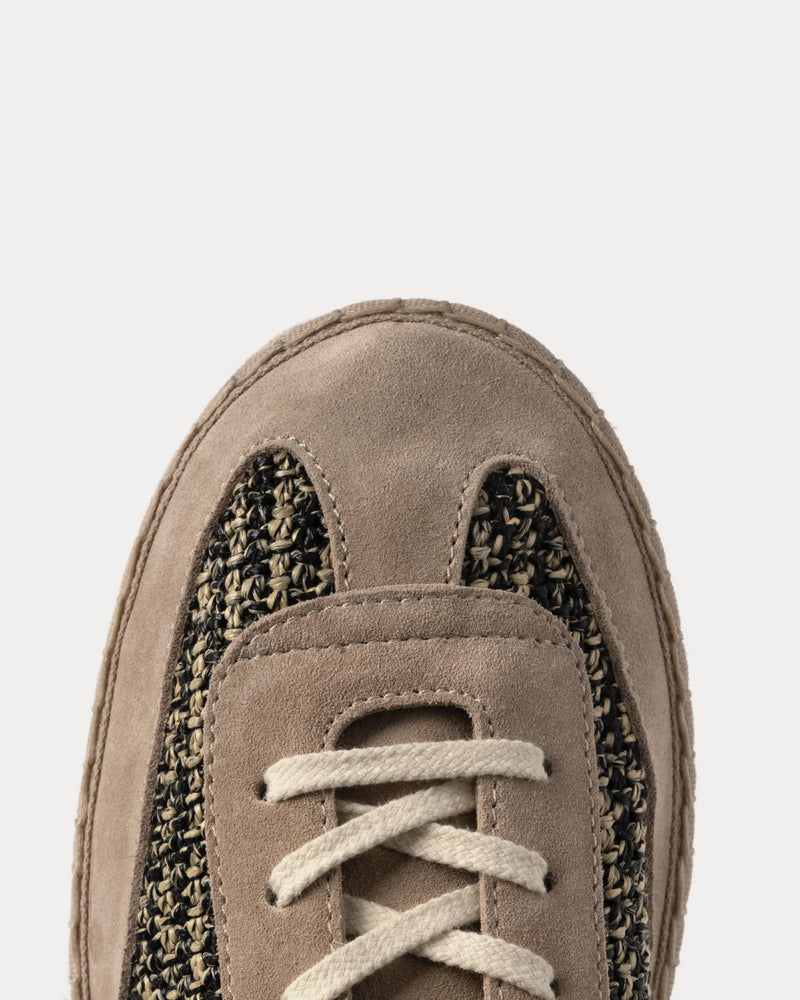 Foot Industry Straw Apricot Mules - 5