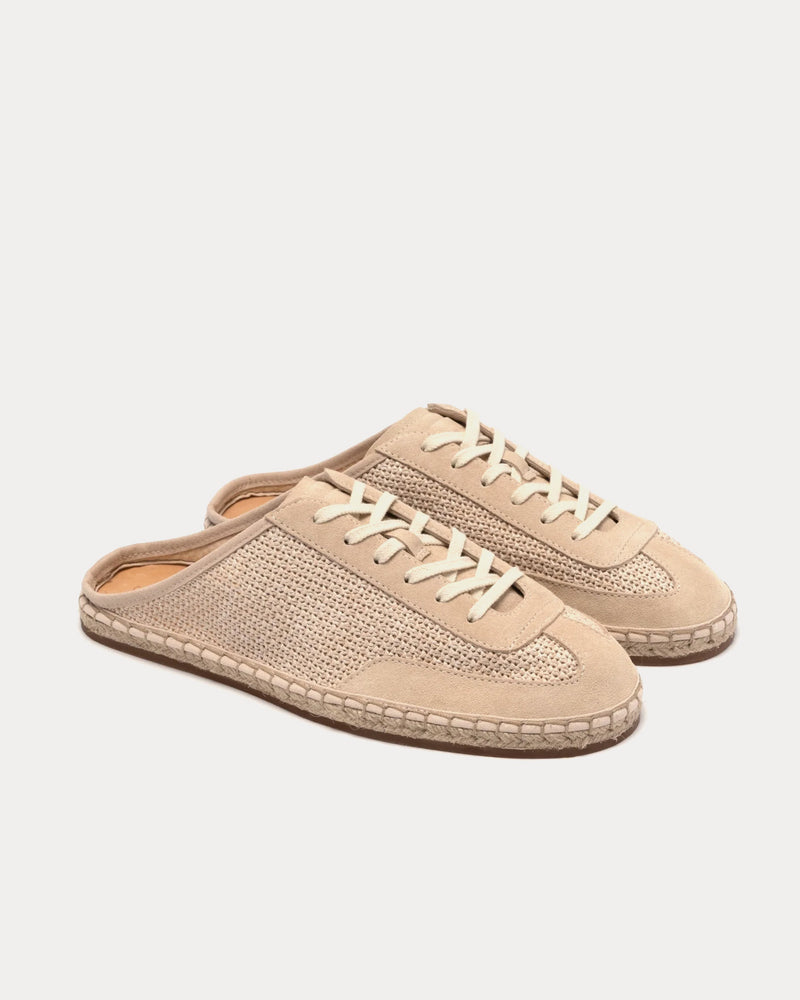 Foot Industry Straw Light Beige Mules - 3