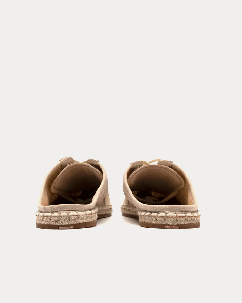 Foot Industry Straw Light Beige Mules - 4