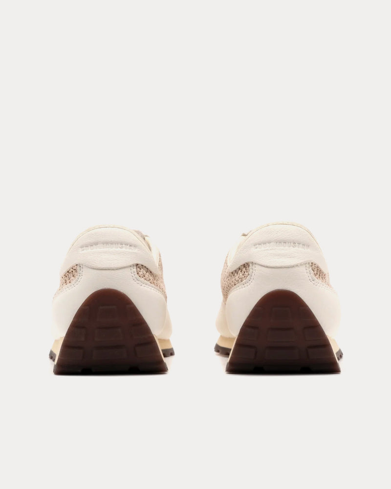 Foot Industry Straw Running Antique White Low Top Sneakers - 4