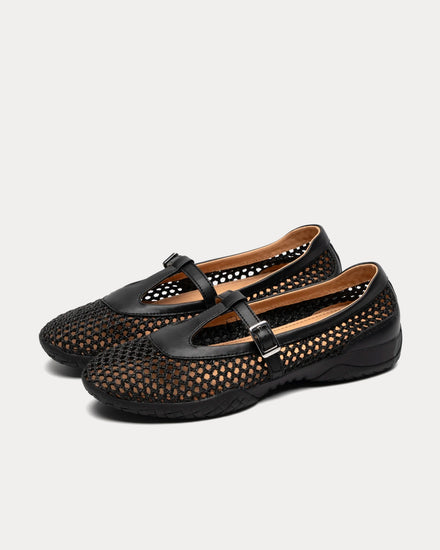 Foot Industry Sun Stretching Anthracite Mary Jane Sneakers - 3