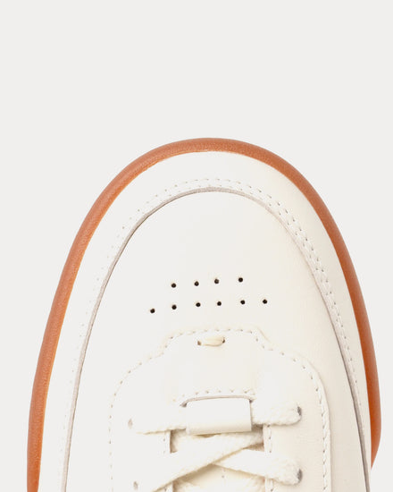 Foot Industry Ultrathin Antique White Low Top Sneakers - 6
