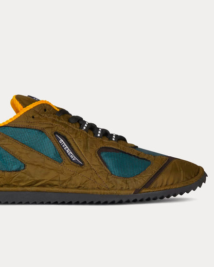 Givenchy Flat Synthetic Fiber Green Low Top Sneakers - 4