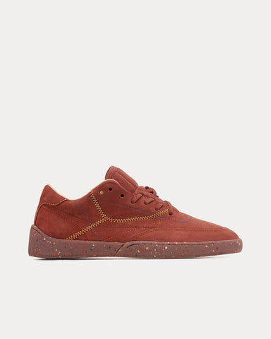 Gabriela Hearst Ohio Nubuck Burnt Sienna Low Top Sneakers