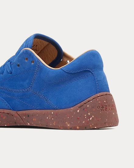 Gabriela Hearst Ohio Nubuck Cobalt Low Top Sneakers - 3