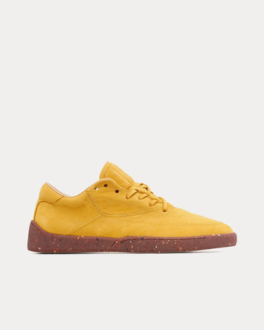 Gabriela Hearst Ohio Nubuck Golden Birch Low Top Sneakers