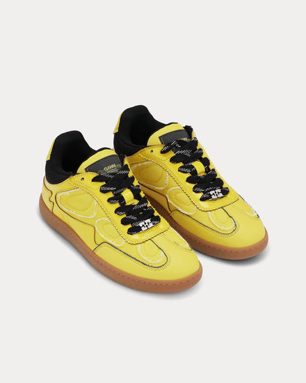 Ganni 08 Blazing Yellow Low Top Sneakers - 2