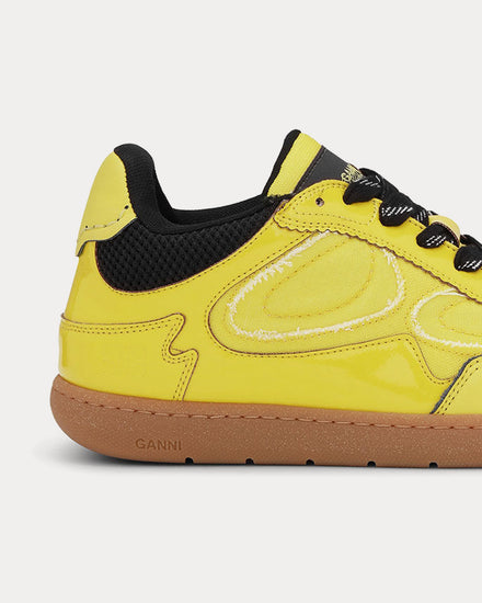 Ganni 08 Blazing Yellow Low Top Sneakers - 4