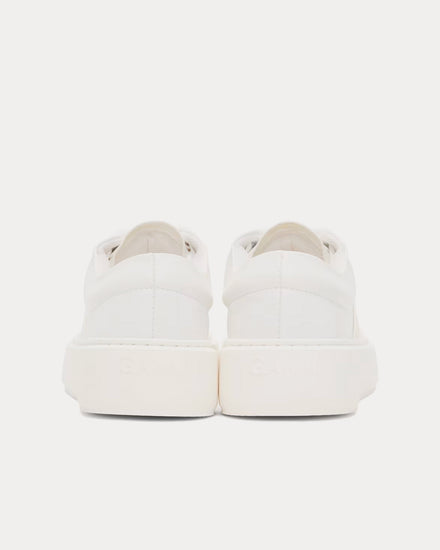 Ganni Sporty Mix Cupsole Egret White Low Top Sneakers - 3