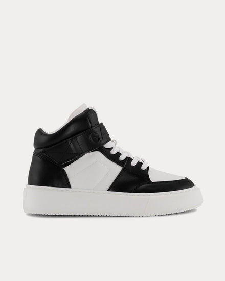 Ganni Sporty Mix Black / White High Top Sneakers - 1