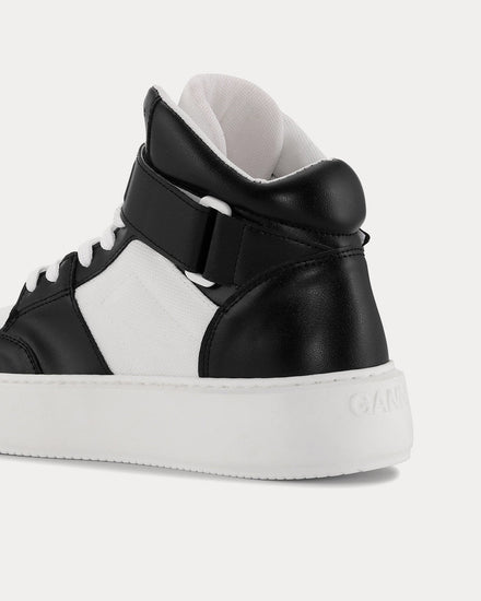Ganni Sporty Mix Black / White High Top Sneakers - 3