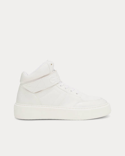 Ganni Sporty Mix Egret High Top Sneakers - 1