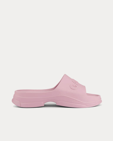 Ganni Pool Chalk Pink Slides