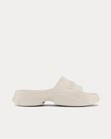 Ganni Pool Egret White Slides