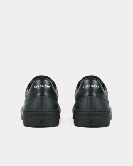 Givenchy x Chito City Sport Leather with Givenchy Infinity Print Black / Blue Low Top Sneakers - 4