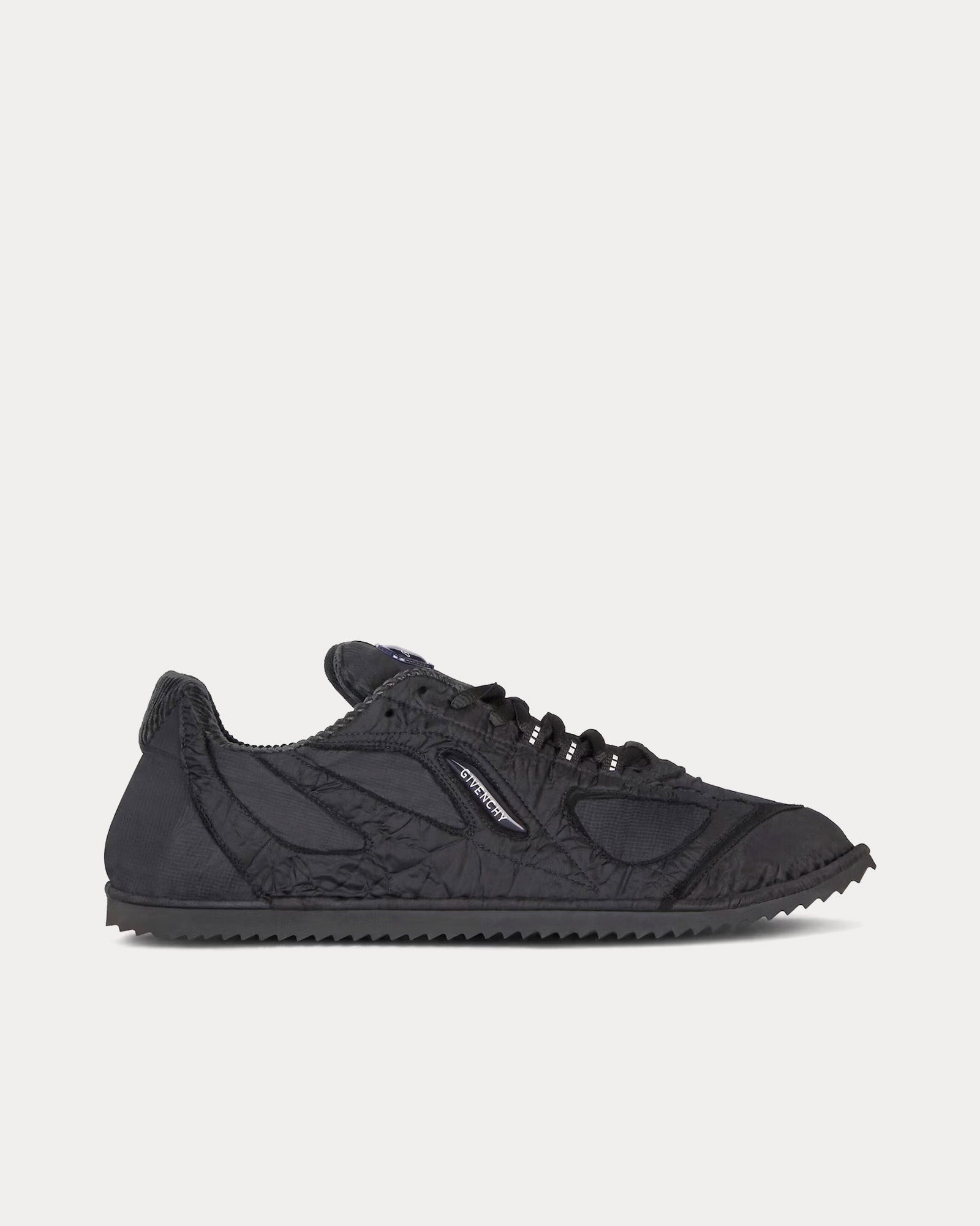 Givenchy - Flat Synthetic Fiber Black Low Top Sneakers