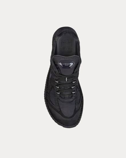 Givenchy Flat Synthetic Fiber Black Low Top Sneakers - 2