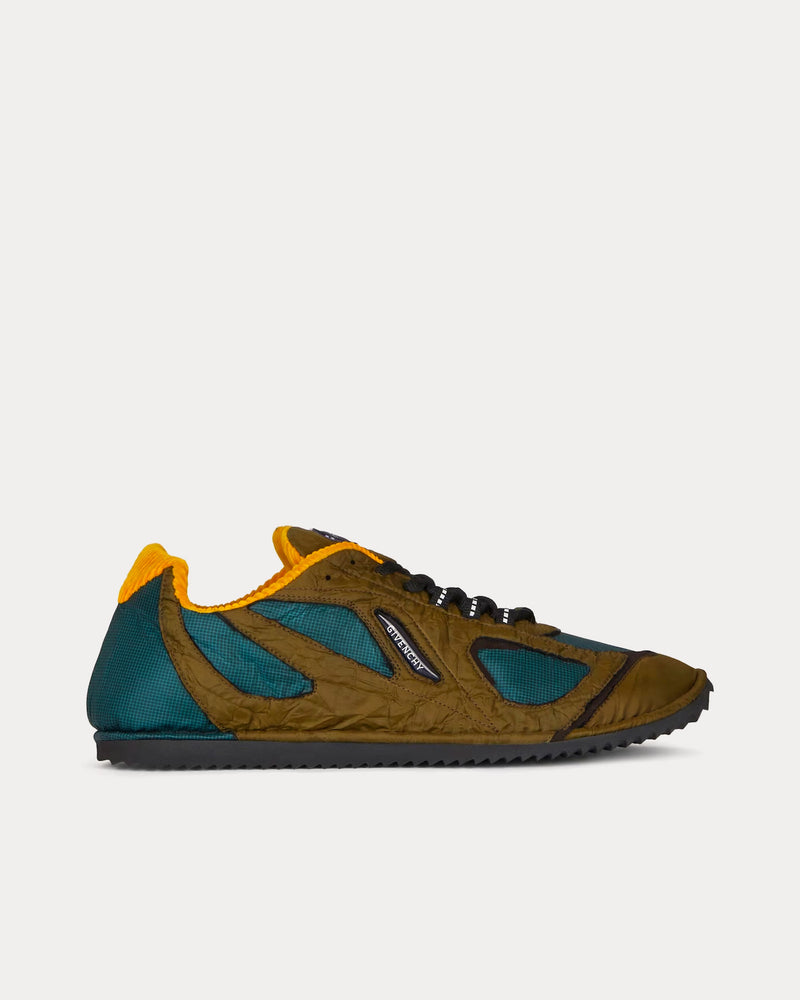 Givenchy Flat Synthetic Fiber Green Low Top Sneakers - 1