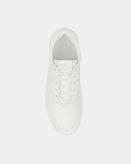 Givenchy G4 Leather White Low Top Sneakers - 2