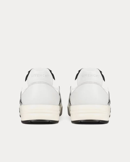 Givenchy G4 Leather & Perforated Leather Grey / Black Low Top Sneakers - 3