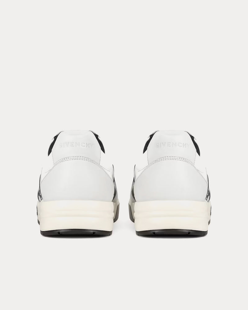 Givenchy G4 Leather & Perforated Leather Grey / Black Low Top Sneakers - 3