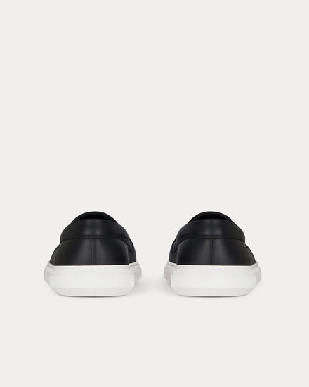 Givenchy G Set Leather & Perforated Suede Black Slip On Sneakers - 4