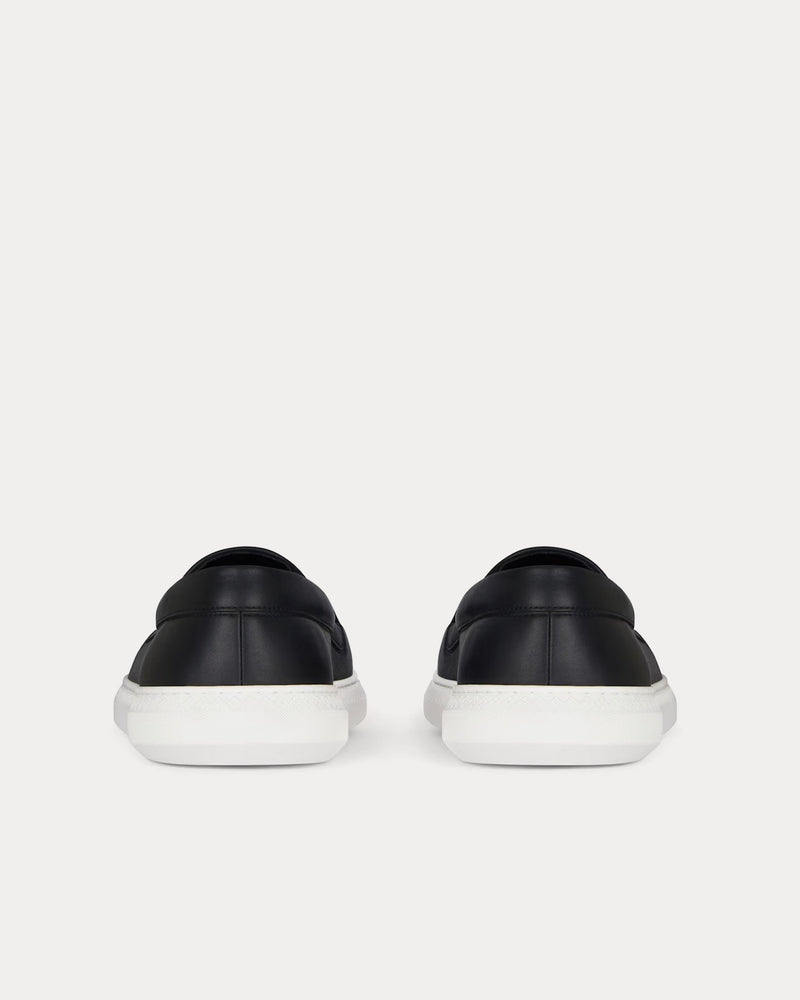 Givenchy G Set Leather & Perforated Suede Black Slip On Sneakers - 4