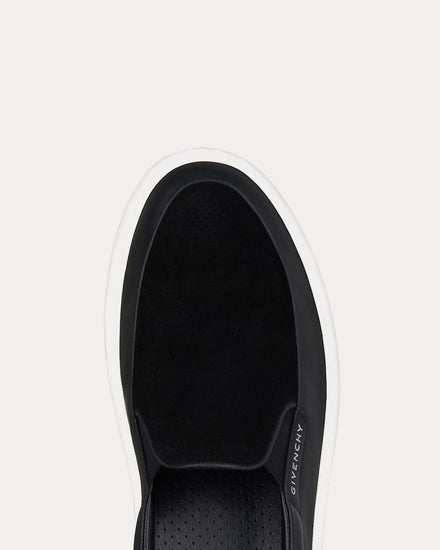 Givenchy G Set Leather & Perforated Suede Black Slip On Sneakers - 5