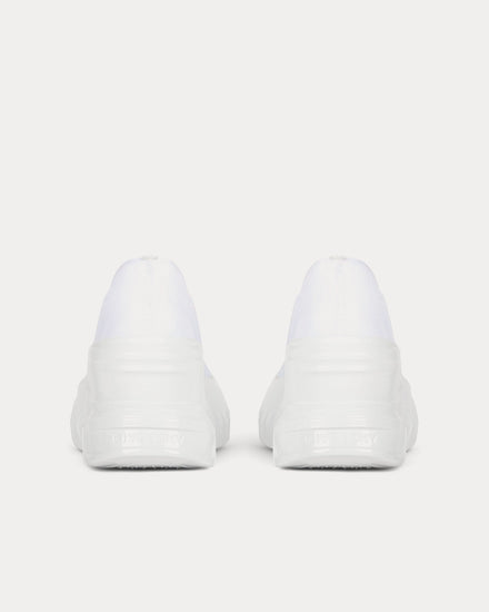 Givenchy Marshmallow Wedge Rubber & Knit White Low Top Sneakers - 3