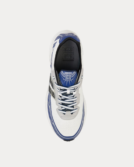 Givenchy NFNTY-52 Runners Synthetic, Leather & Mesh Navy / White Low Top Sneakers - 2