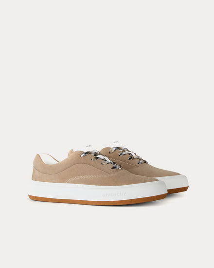 Givenchy New City Suede Beige Low Top Sneakers - 3