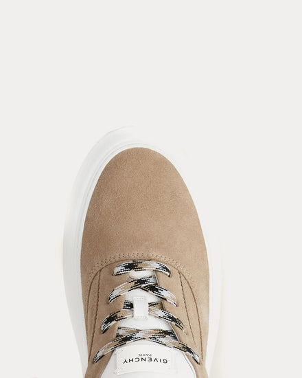 Givenchy New City Suede Beige Low Top Sneakers - 6
