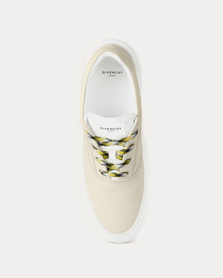 Givenchy New City Canvas Ivory Low Top Sneakers - 2