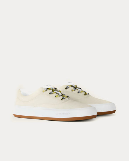 Givenchy New City Canvas Ivory Low Top Sneakers - 3
