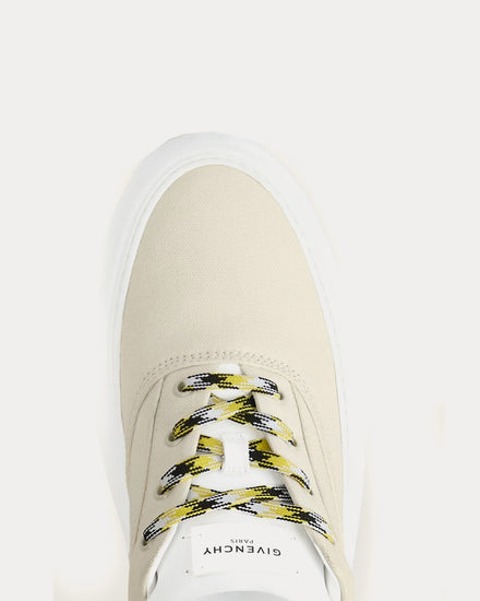 Givenchy New City Canvas Ivory Low Top Sneakers - 6