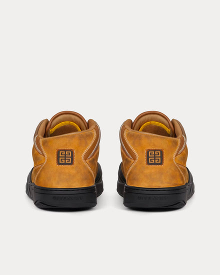 Givenchy Skate Nubuck & Synthetic Fiber Beige Mid Top Sneakers - 4