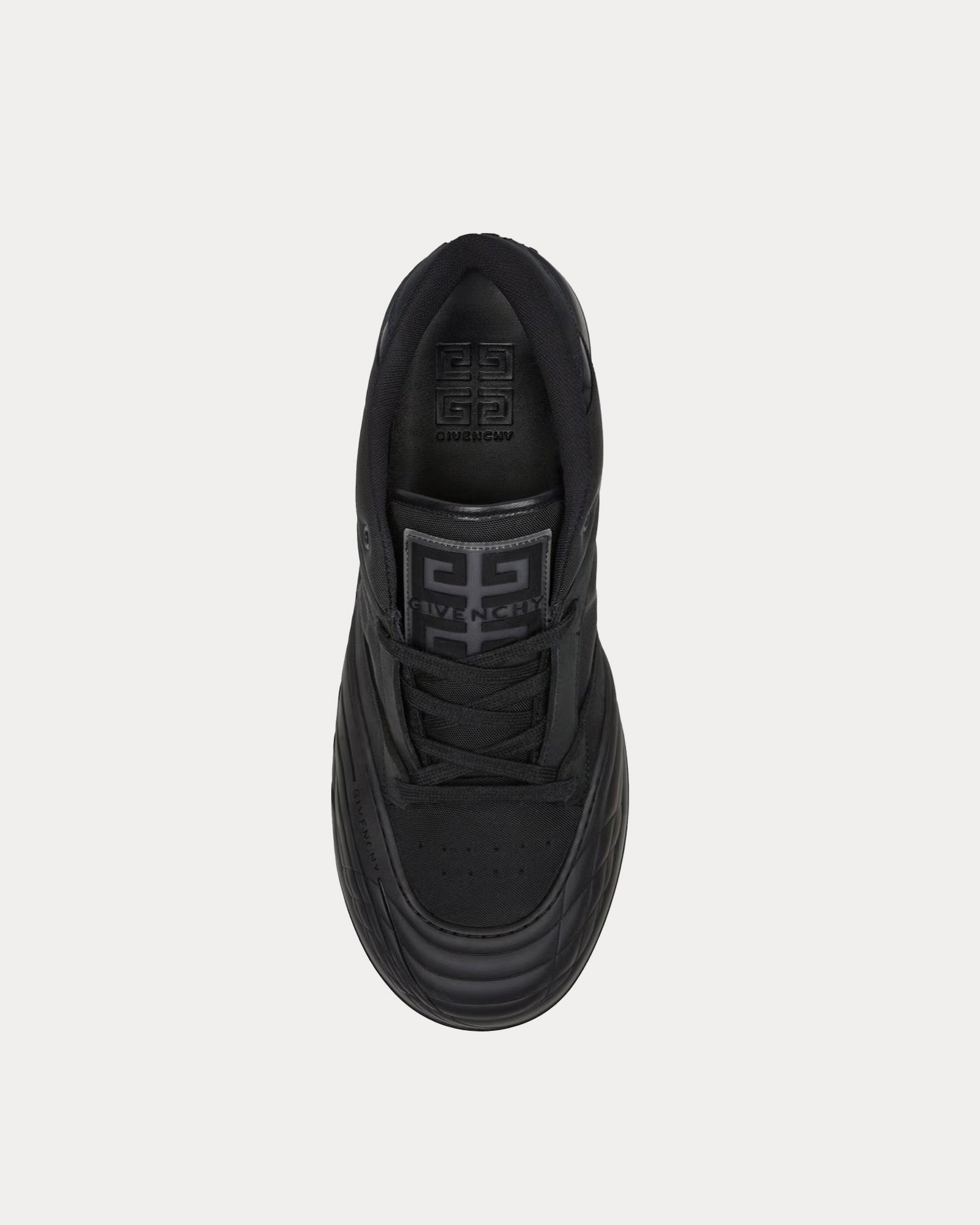 Givenchy - Skate Nubuck & Synthetic Fiber Black Mid Top Sneakers
