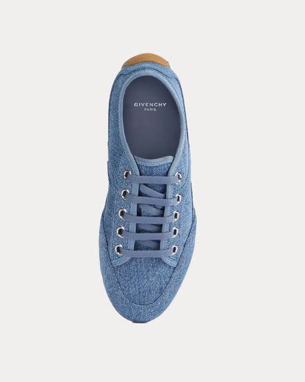Givenchy Slim Denim Blue Low Top Sneakers - 2