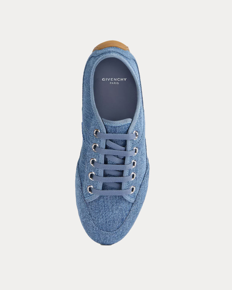Givenchy Slim Denim Blue Low Top Sneakers - 2