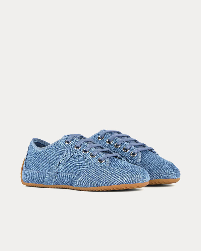 Givenchy Slim Denim Blue Low Top Sneakers - 3