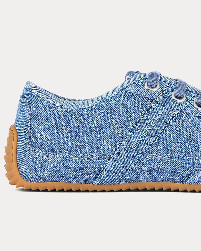 Givenchy Slim Denim Blue Low Top Sneakers - 5