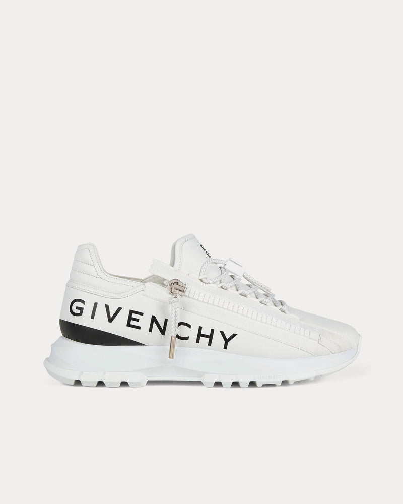 Givenchy Spectre Runner Leather With Zip White / Black Low Top Sneakers - 1