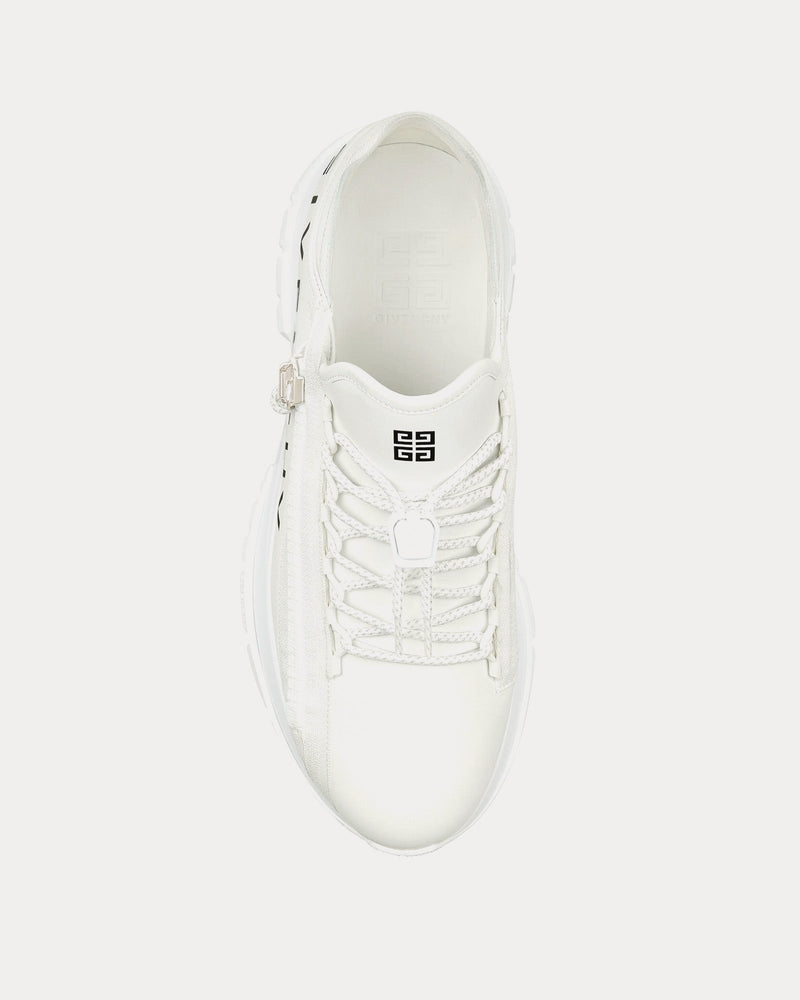 Givenchy Spectre Runner Leather With Zip White / Black Low Top Sneakers - 2