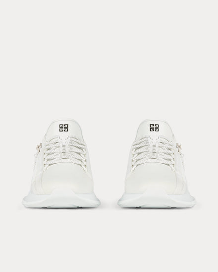 Givenchy Spectre Runner Leather With Zip White Low Top Sneakers - 3