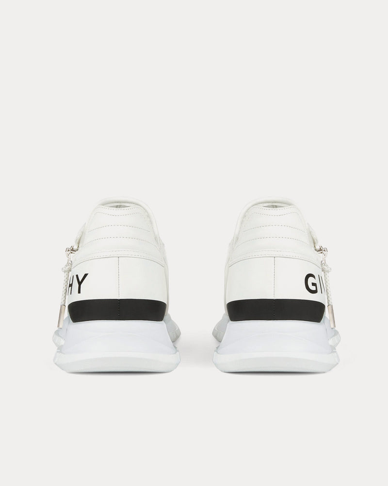 Givenchy Spectre Runner Leather With Zip White / Black Low Top Sneakers - 4